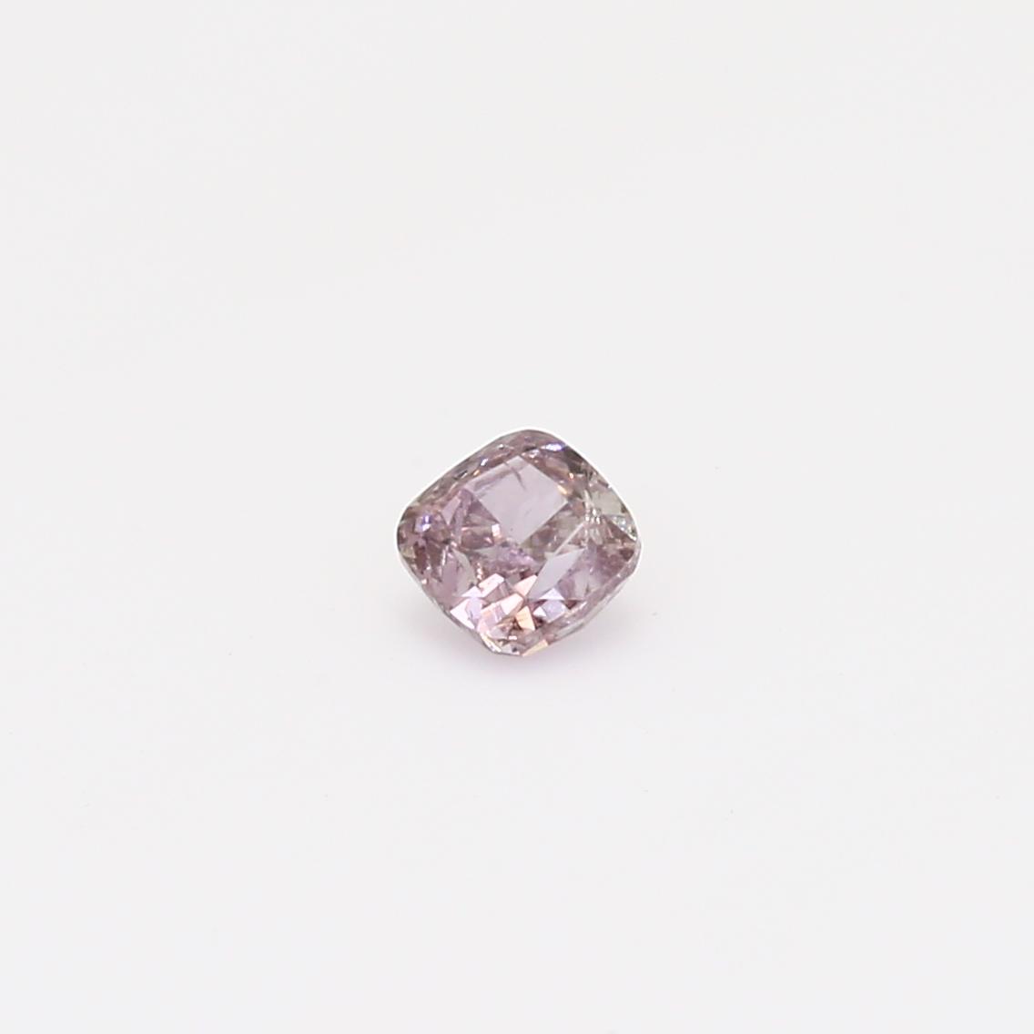 0.25 Carat cushion cut fancy pink diamond