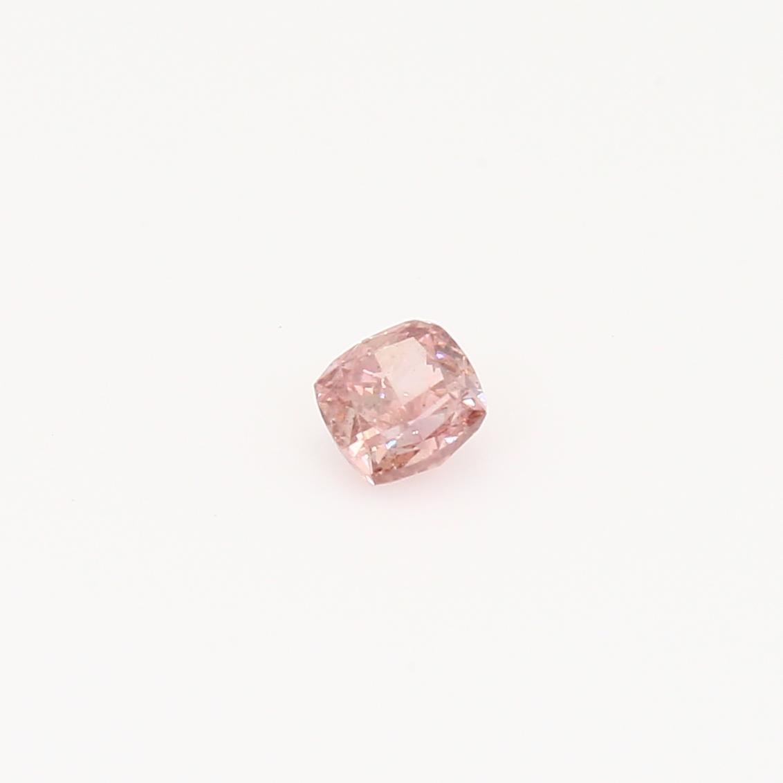 0.25 Carat cushion cut 5PR Argyle pink diamond
