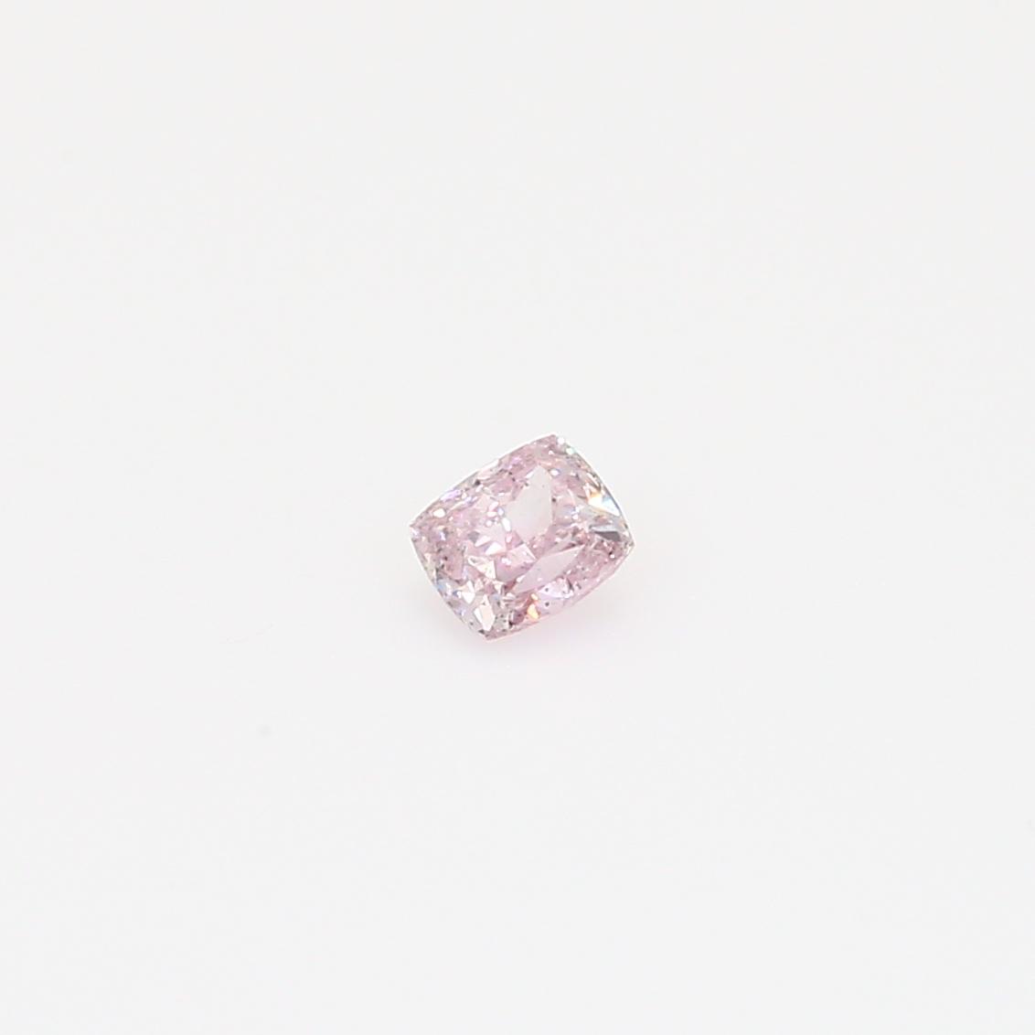0.17 Carat cushion cut 7P Argyle pink diamond