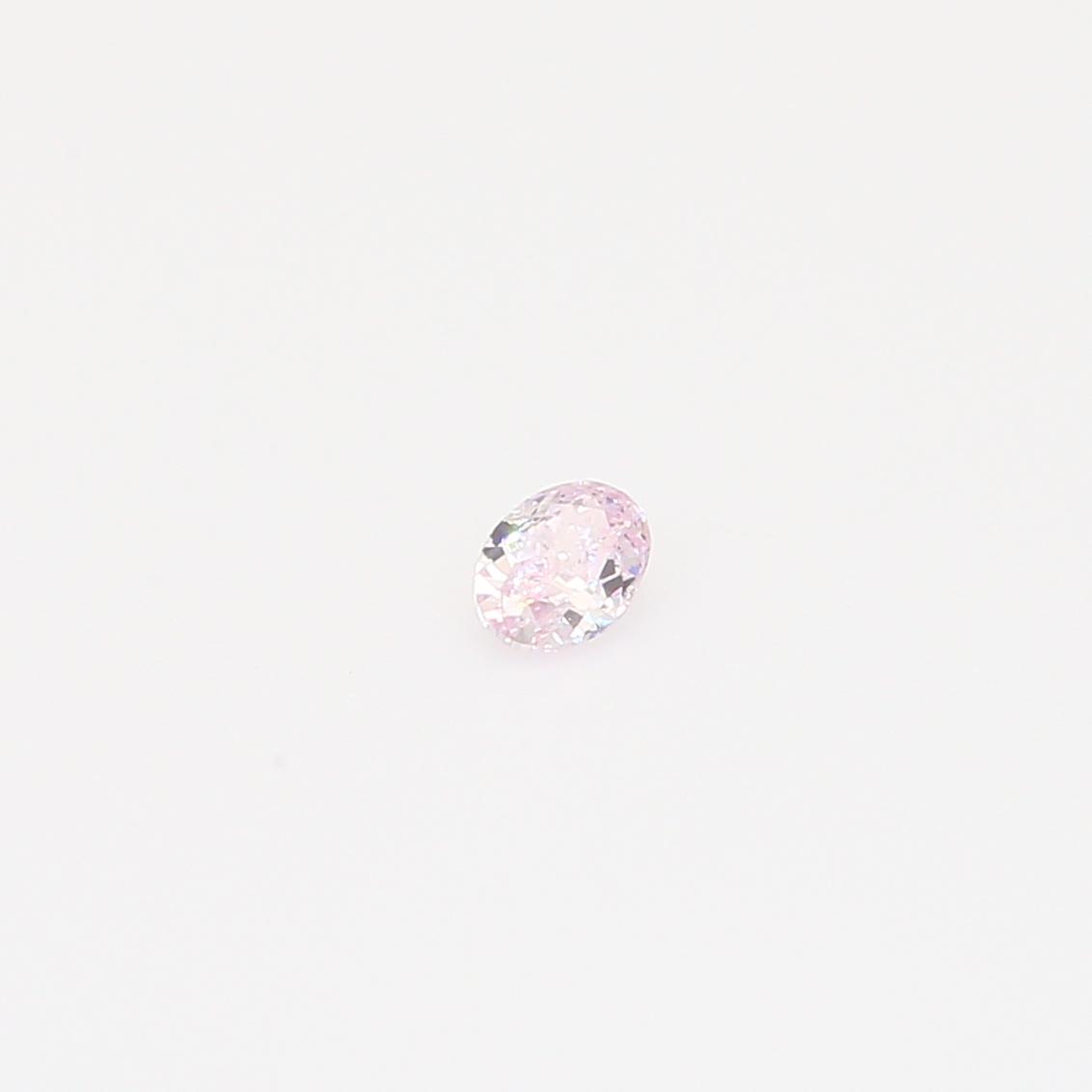 0.09 Carat oval cut 8PP Argyle pink diamond