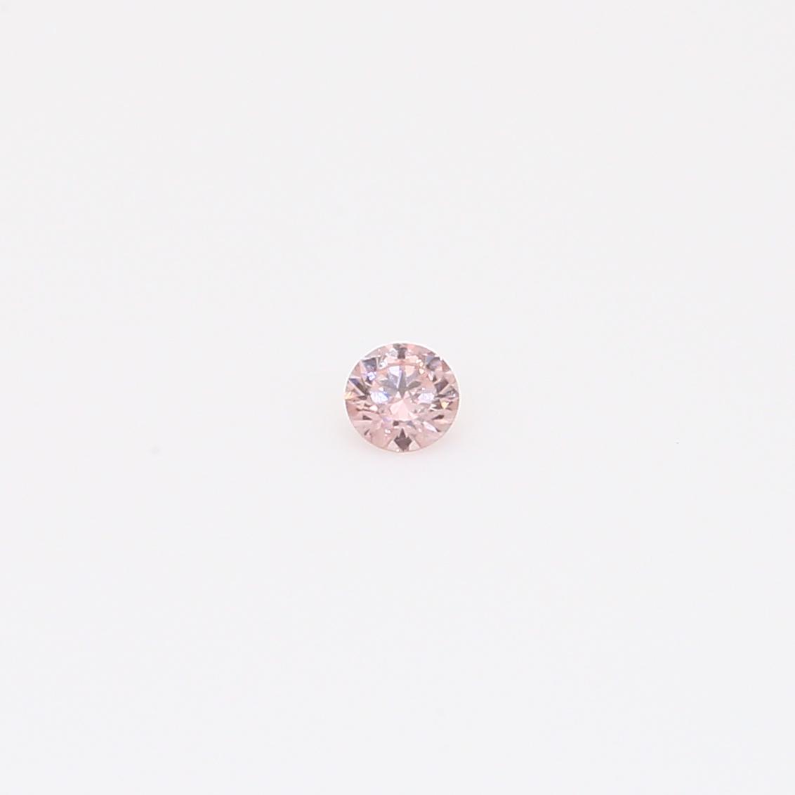 0.05 Carat round-cut FP Argyle pink diamond