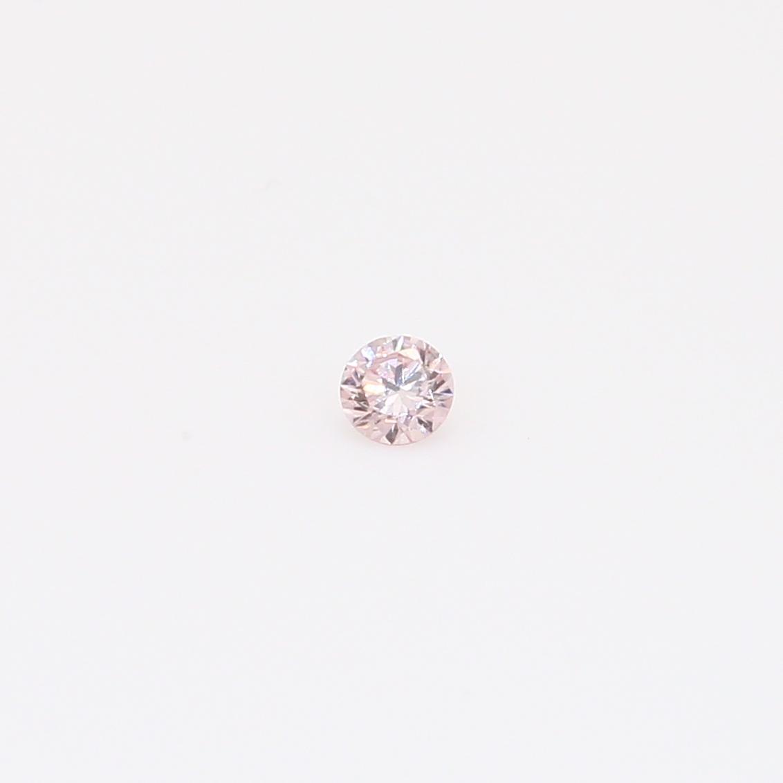 0.05 Carat round-cut FP Argyle pink diamond