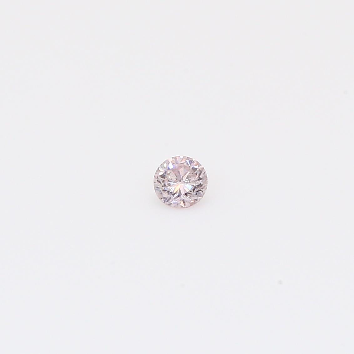 0.07 Carat round-cut FLP Argyle pink diamond