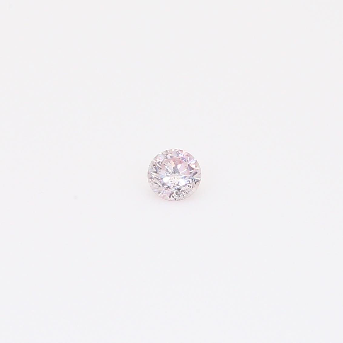 0.07 Carat round-cut FLP Argyle pink diamond
