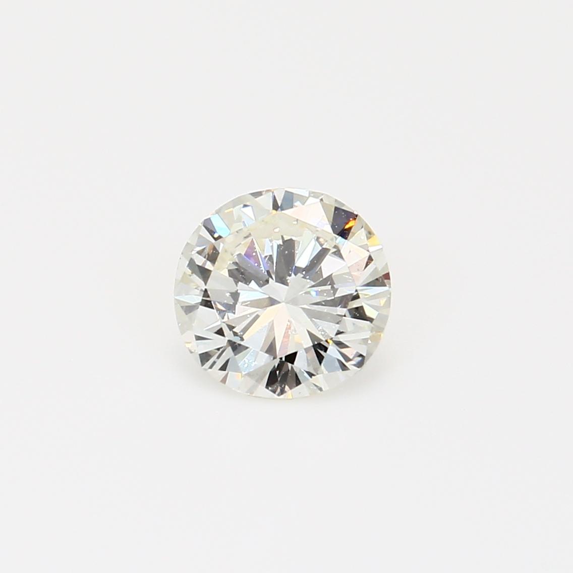 1.00 Carat round-cut I-J white diamond