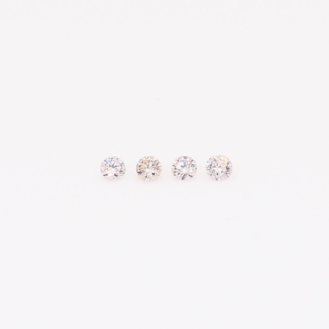 0.04 Total carat parcel of round-cut FLP Argyle pink diamonds