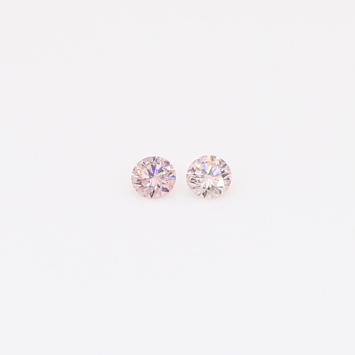0.06 Total carat pair of FP Argyle pink diamonds