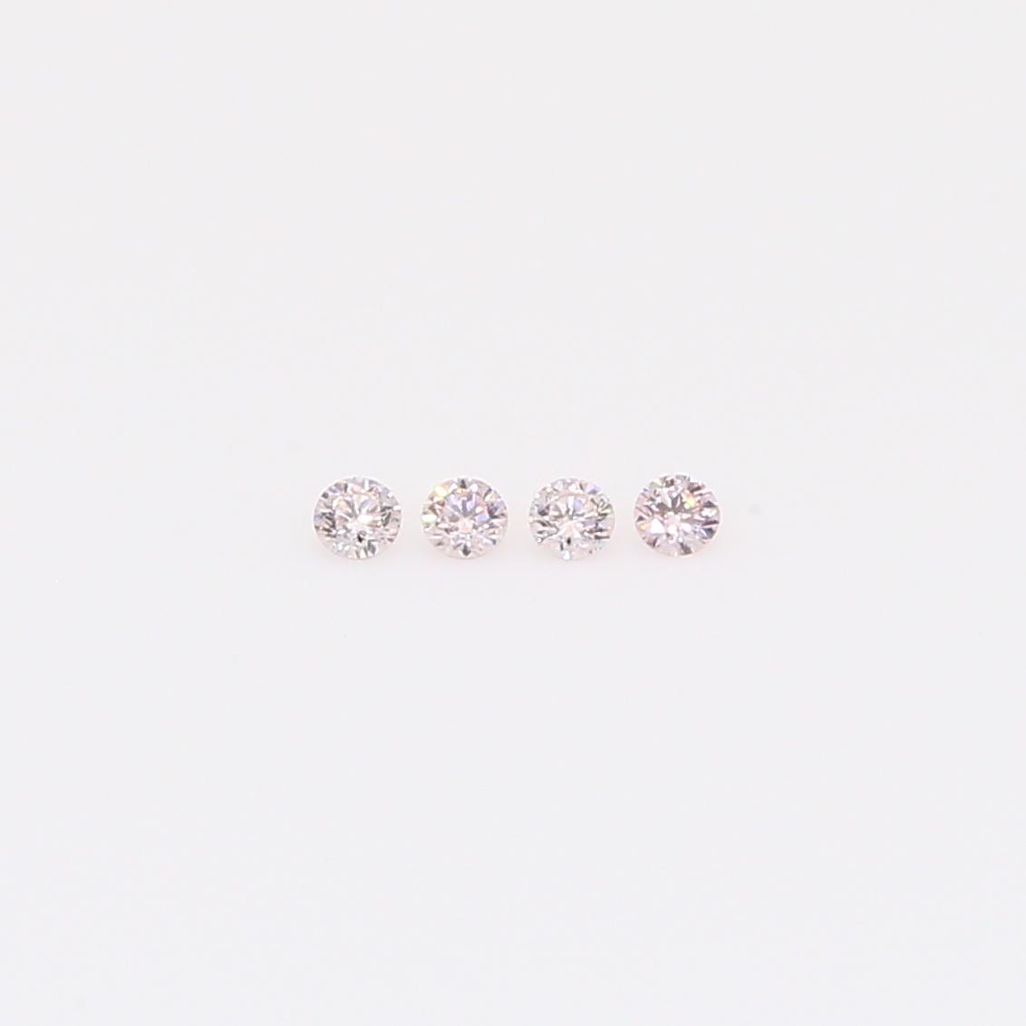 0.04 Total carat parcel of round-cut FLP Argyle pink diamonds