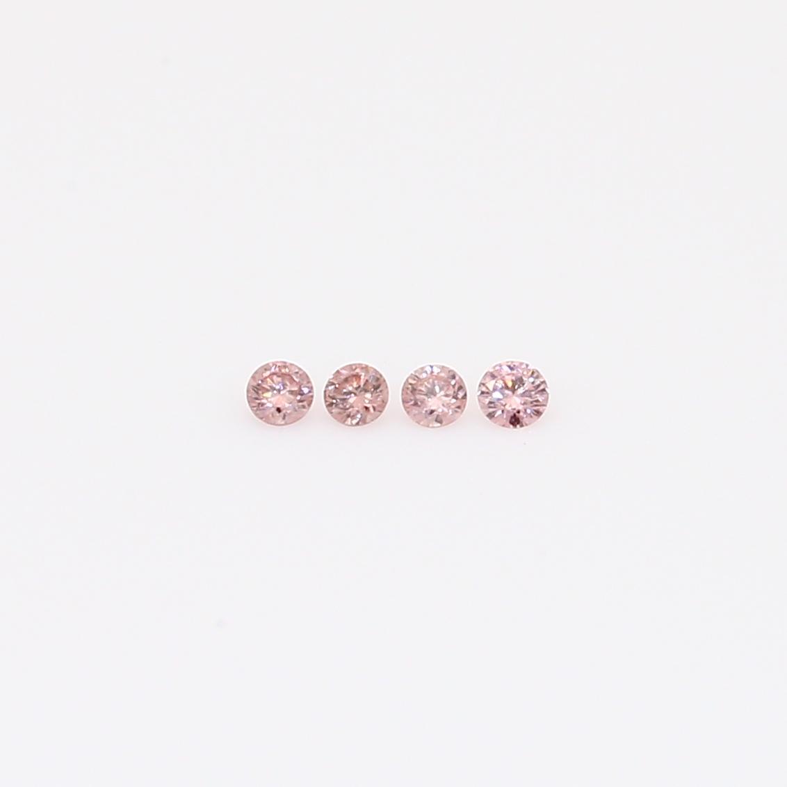 0.04 Total carat parcel of round-cut 3PR Argyle pink diamonds