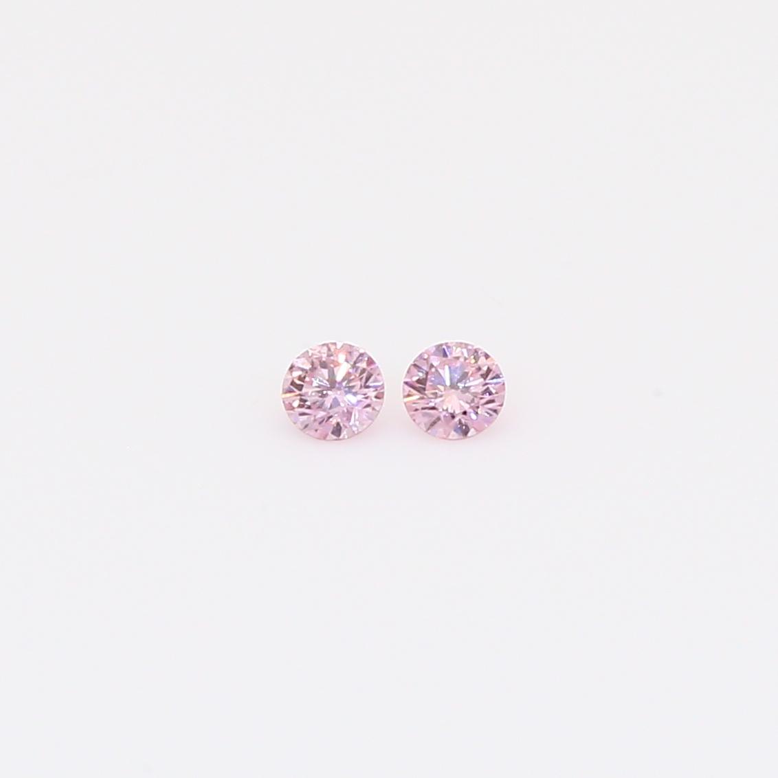 0.08 Total carat pair of FPP Argyle pink diamonds