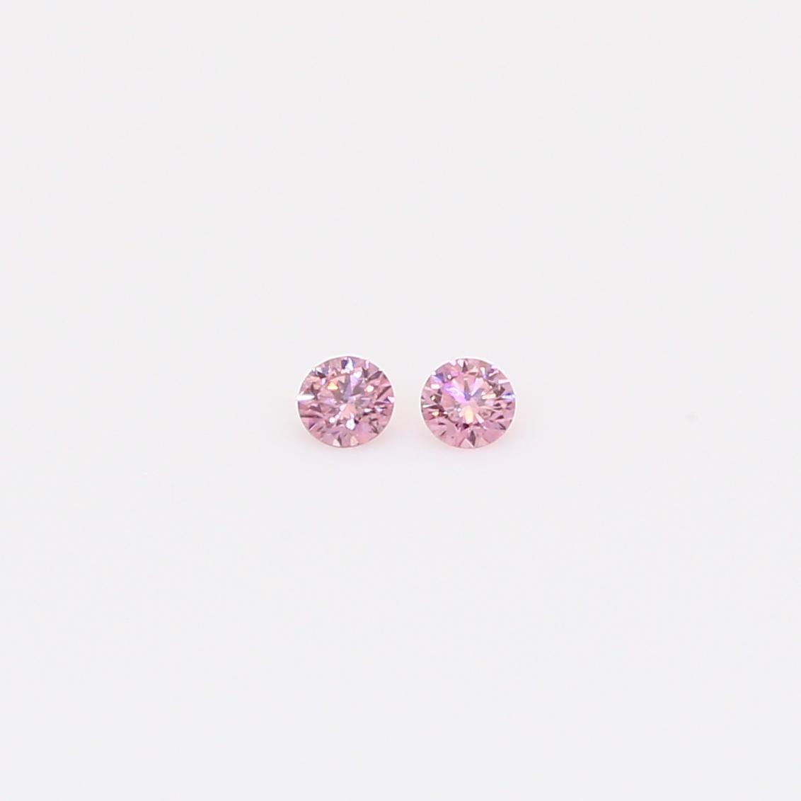 0.06 Total carat pair of FIPP Argyle pink diamonds