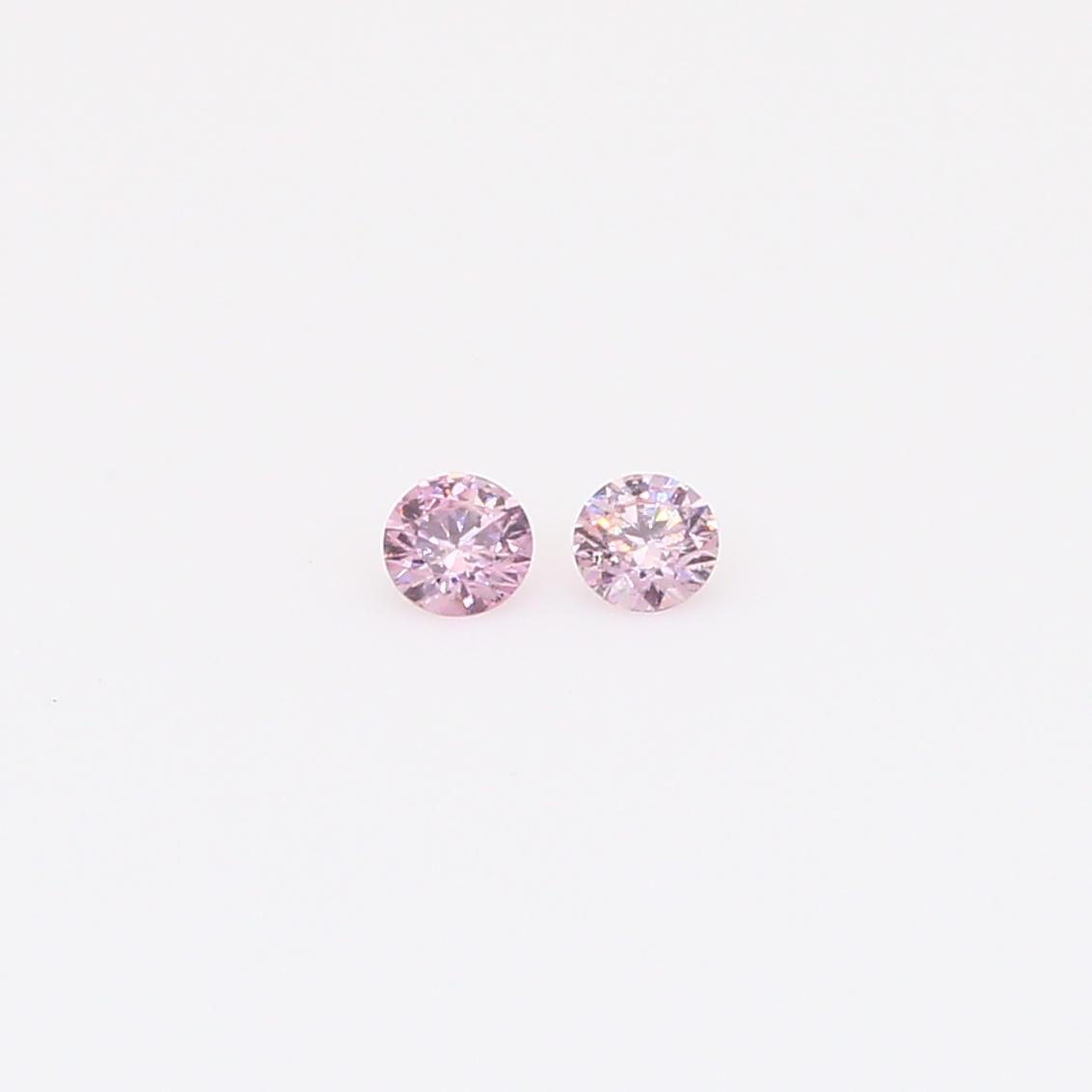 0.08 Total carat pair of FPP Argyle pink diamonds