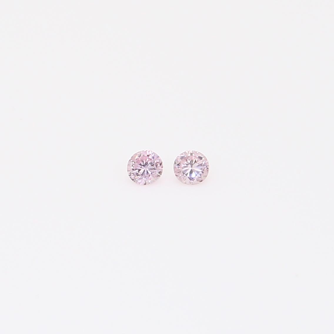 0.05 Total carat pair of FPP Argyle pink diamonds