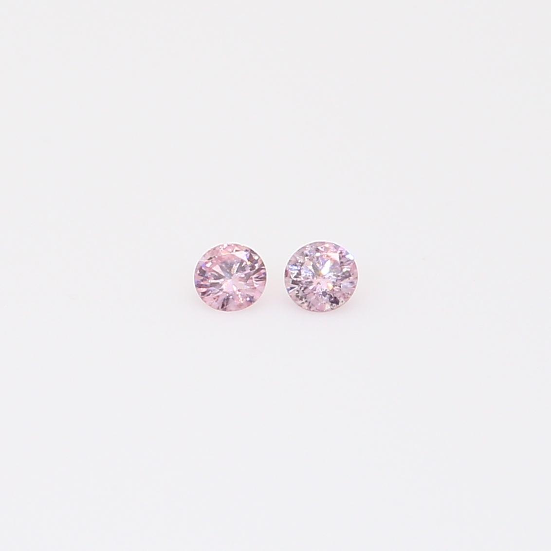 0.08 Total carat pair of FPP Argyle pink diamonds