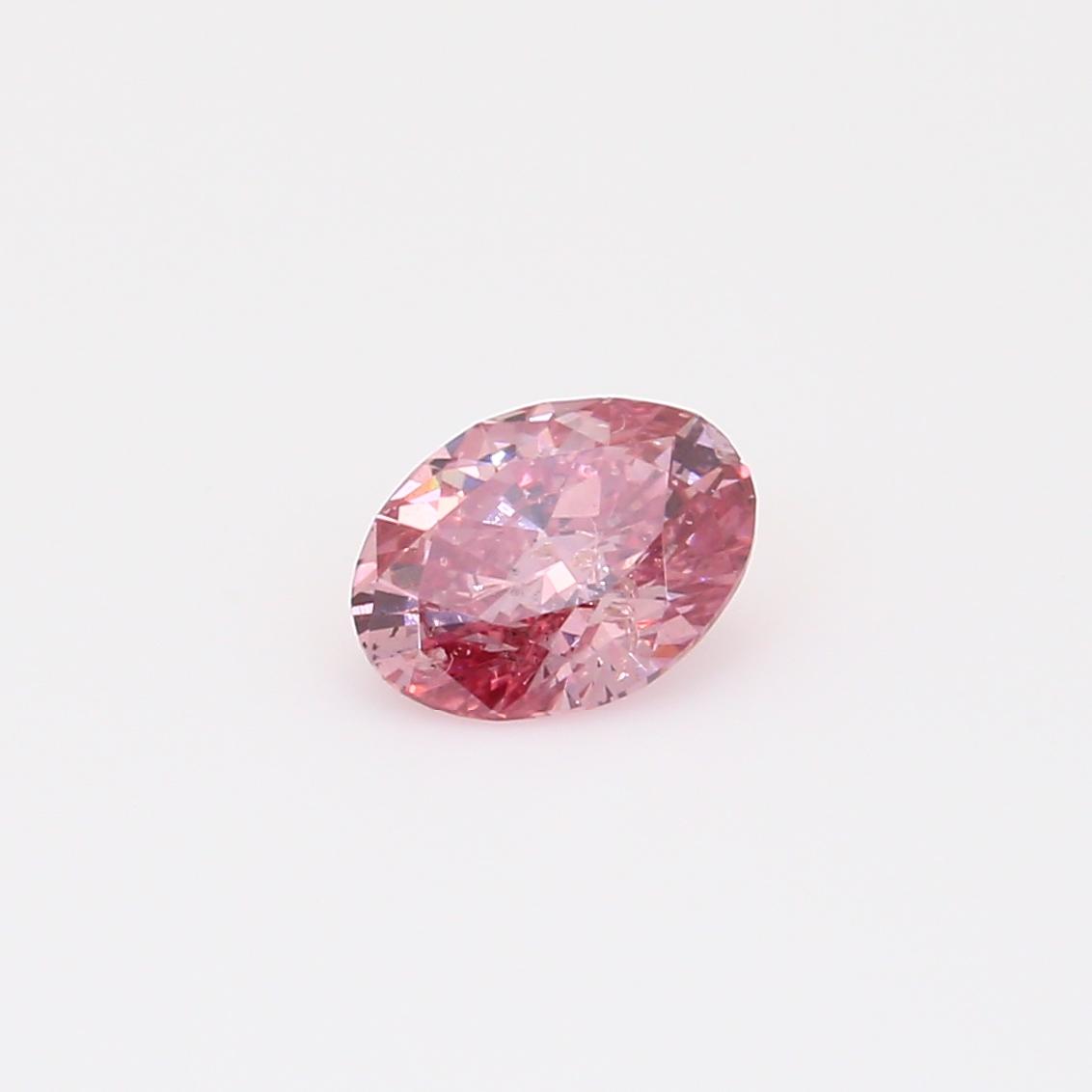 0.65 Carat oval-cut GIA certified 4P Argyle certified pink diamond