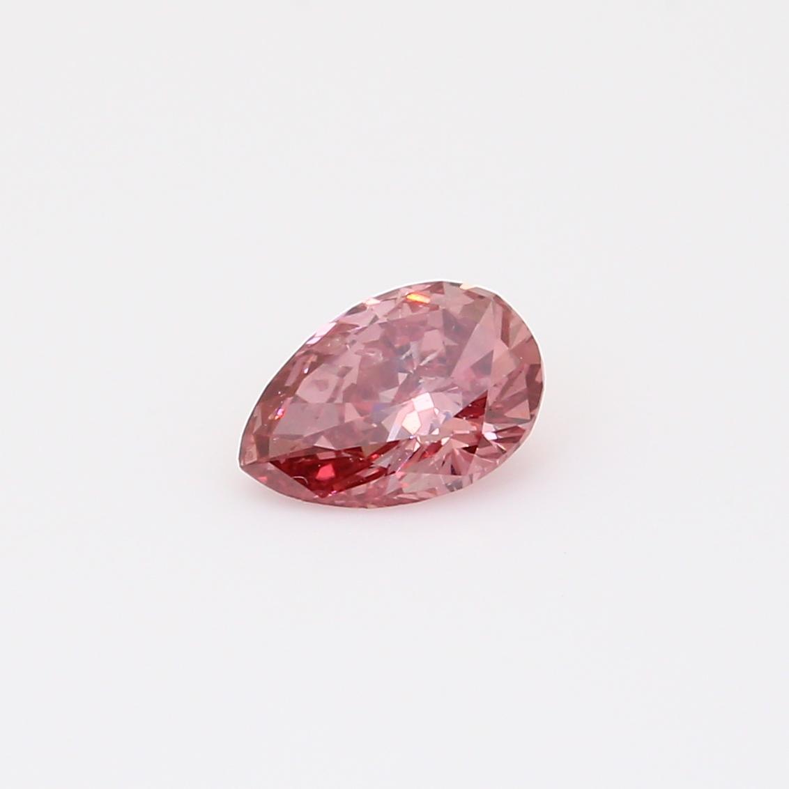 0.59 carat pear-cut 2PR certified Argyle pink diamond