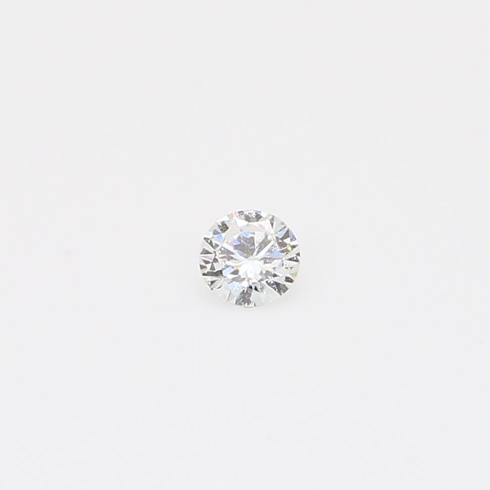 0.11 Carat round-cut FGH white diamonds