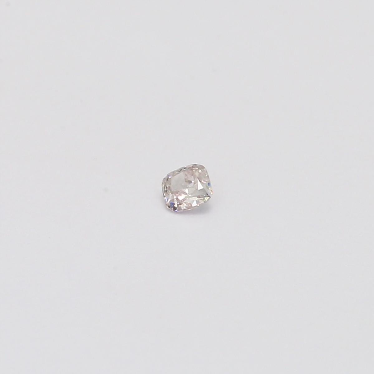 0.05 Carat Cushion Cut Fancy Light Pink Diamond