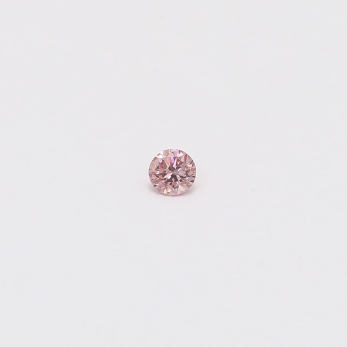 0.05 Carat round cut FIP Argyle pink diamond