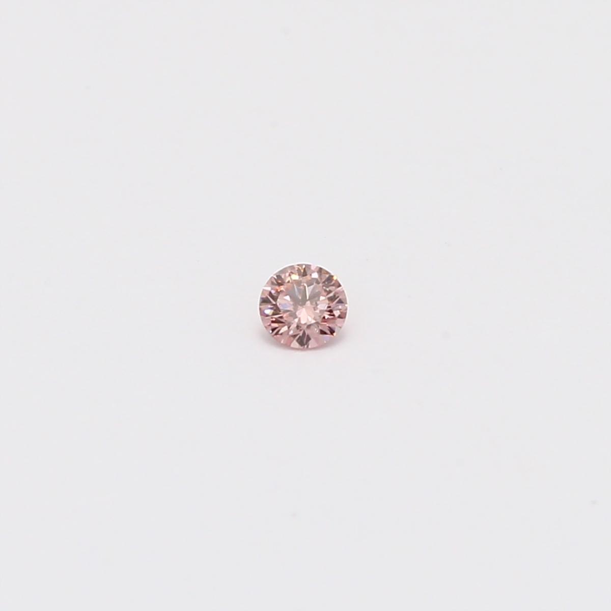 0.06 Carat round cut FIP Argyle pink diamond