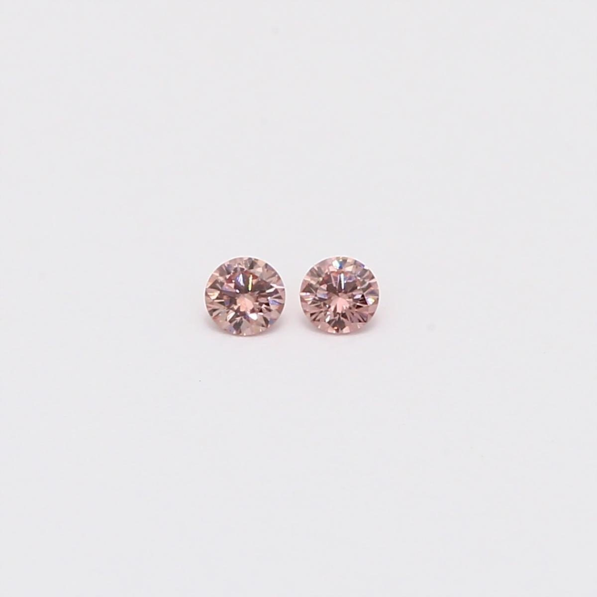 0.10 Total carat pair of FIP Argyle pink diamonds