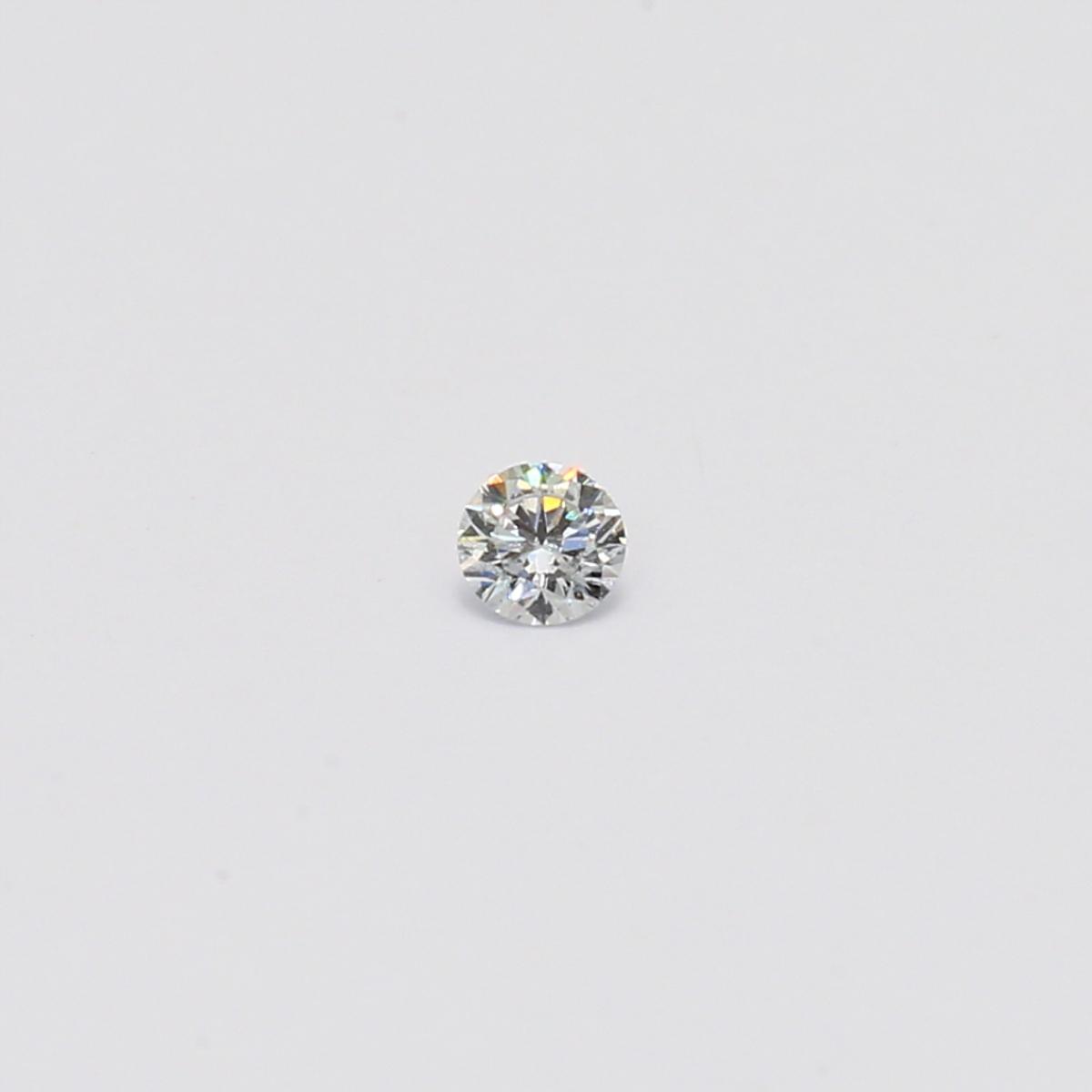 0.075 Carat Round Cut BL1 Argyle Blue Diamond