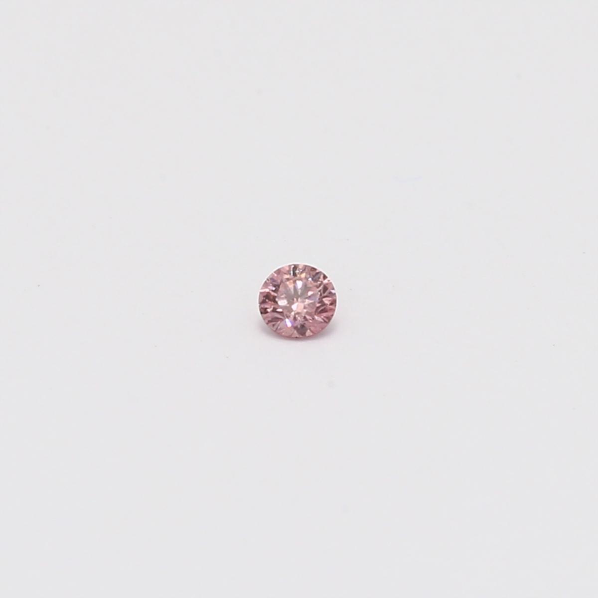 0.045 Carat round cut 4P Argyle pink diamond