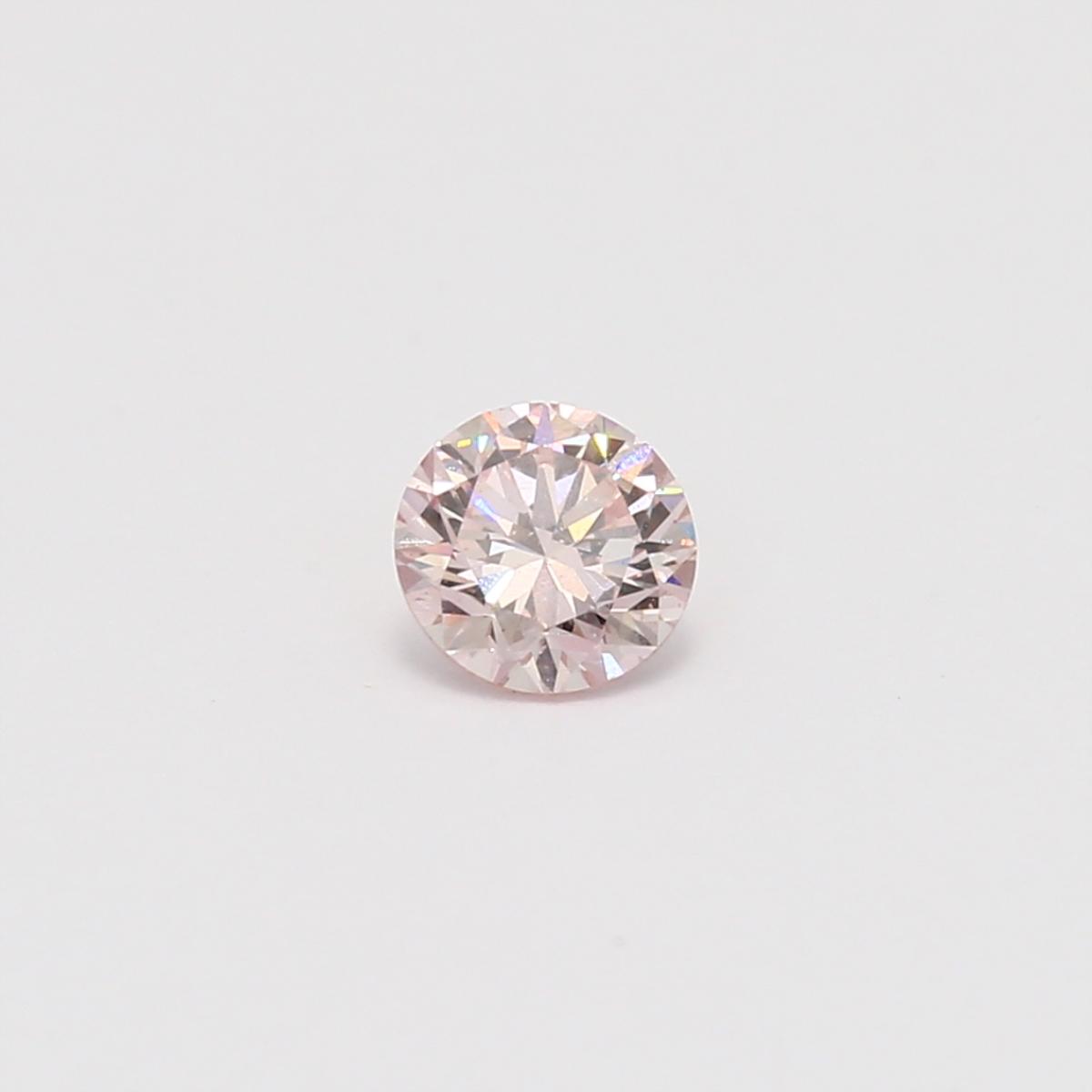 0.44 Carat round cut 7PR certified Argyle pink diamond