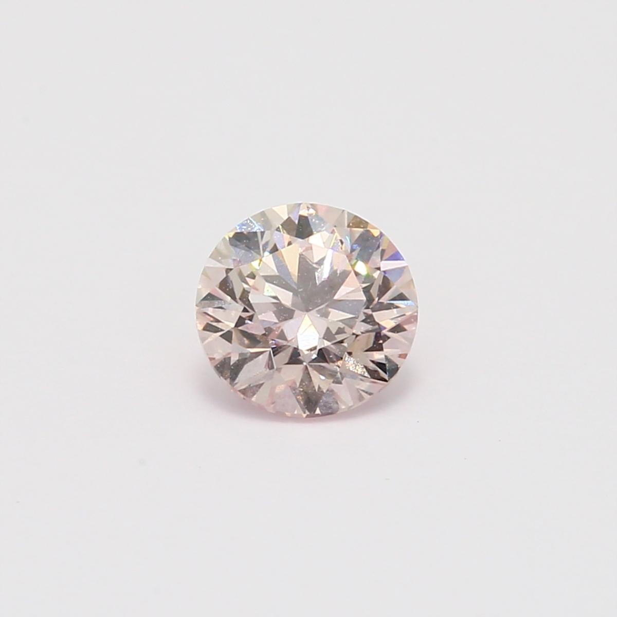 0.96 carat round cut PC1 certified Argyle pink diamond
