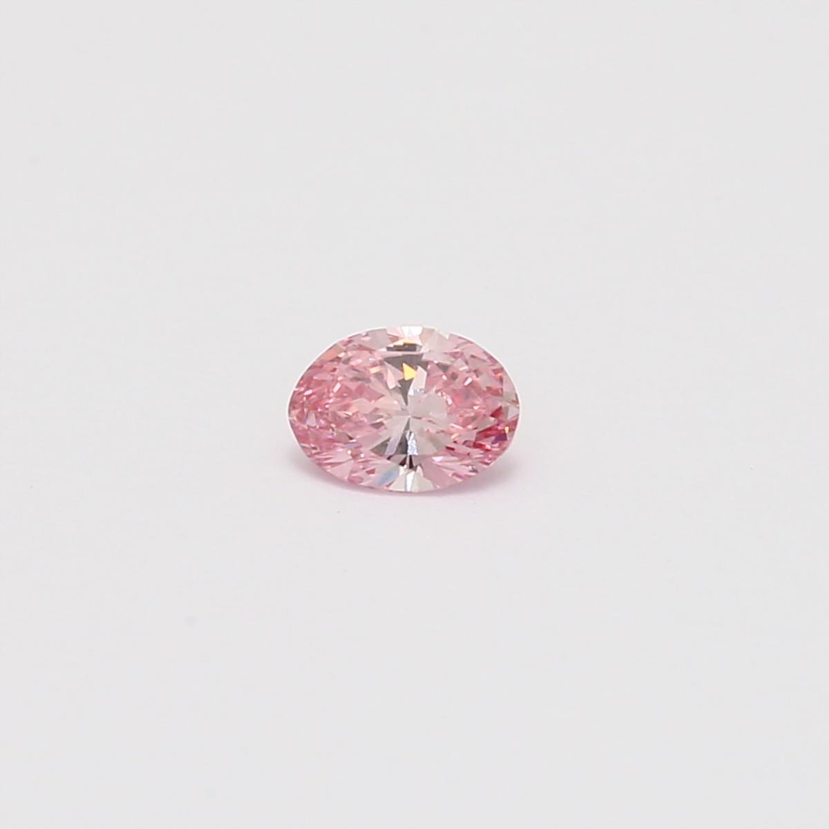 0.24 Carat oval cut 5P certified Argyle pink diamond
