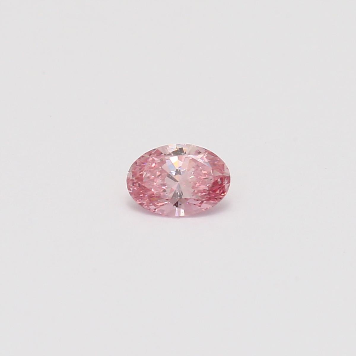 0.24 Carat oval cut 5P certified Argyle pink diamond