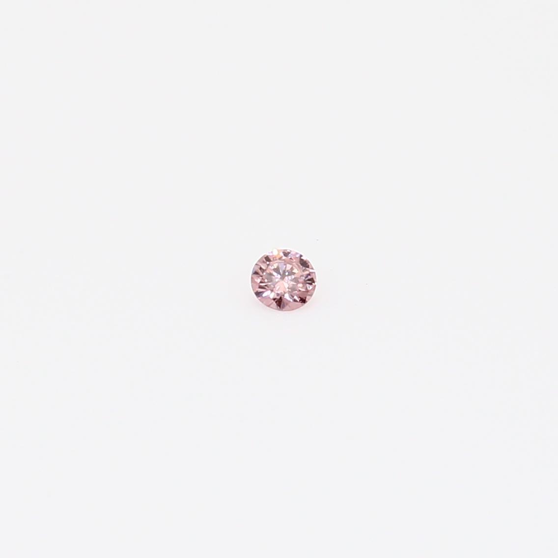 0.025 Carat round cut 3PR Argyle pink diamond