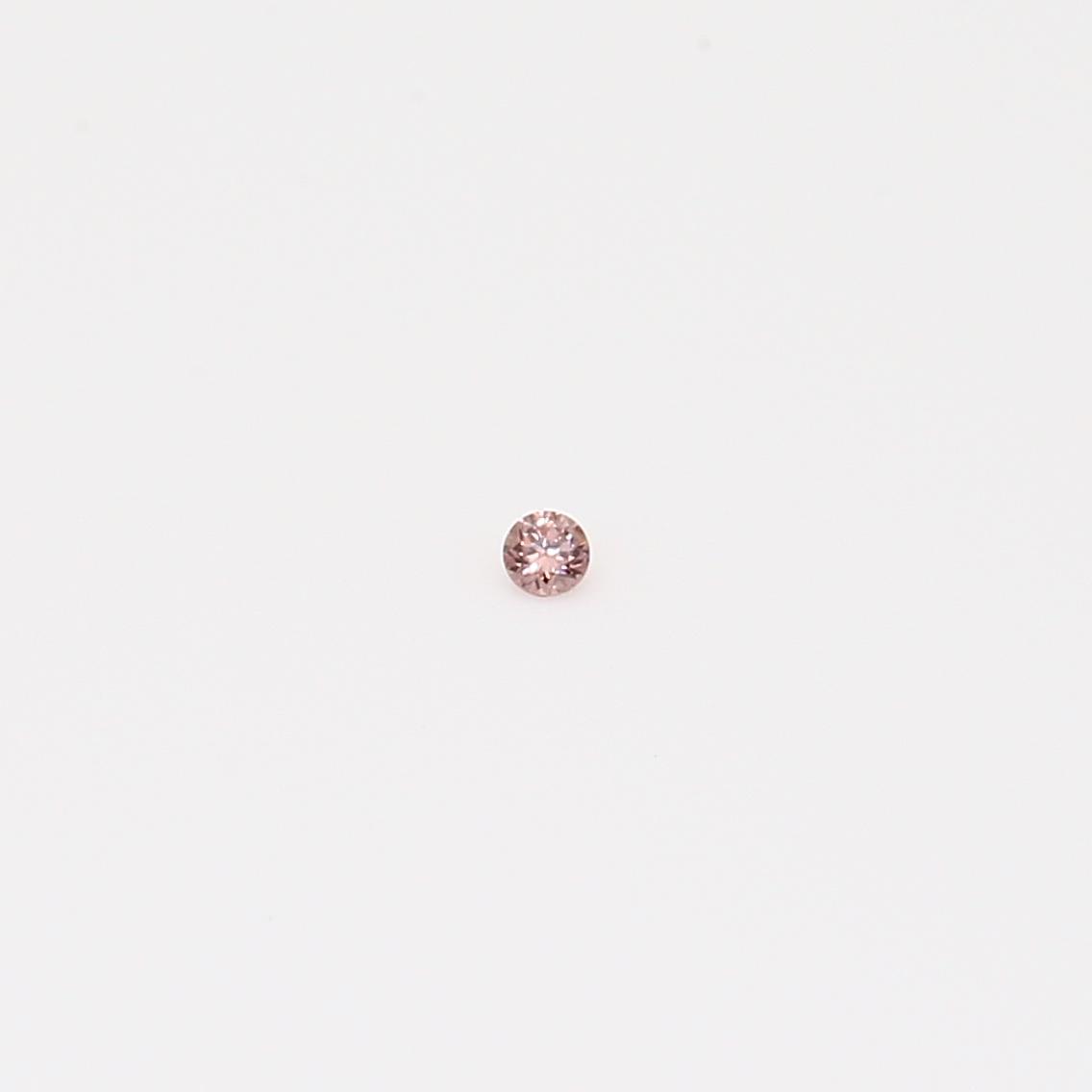 0.01 Carat round-cut 3PR Argyle pink diamond