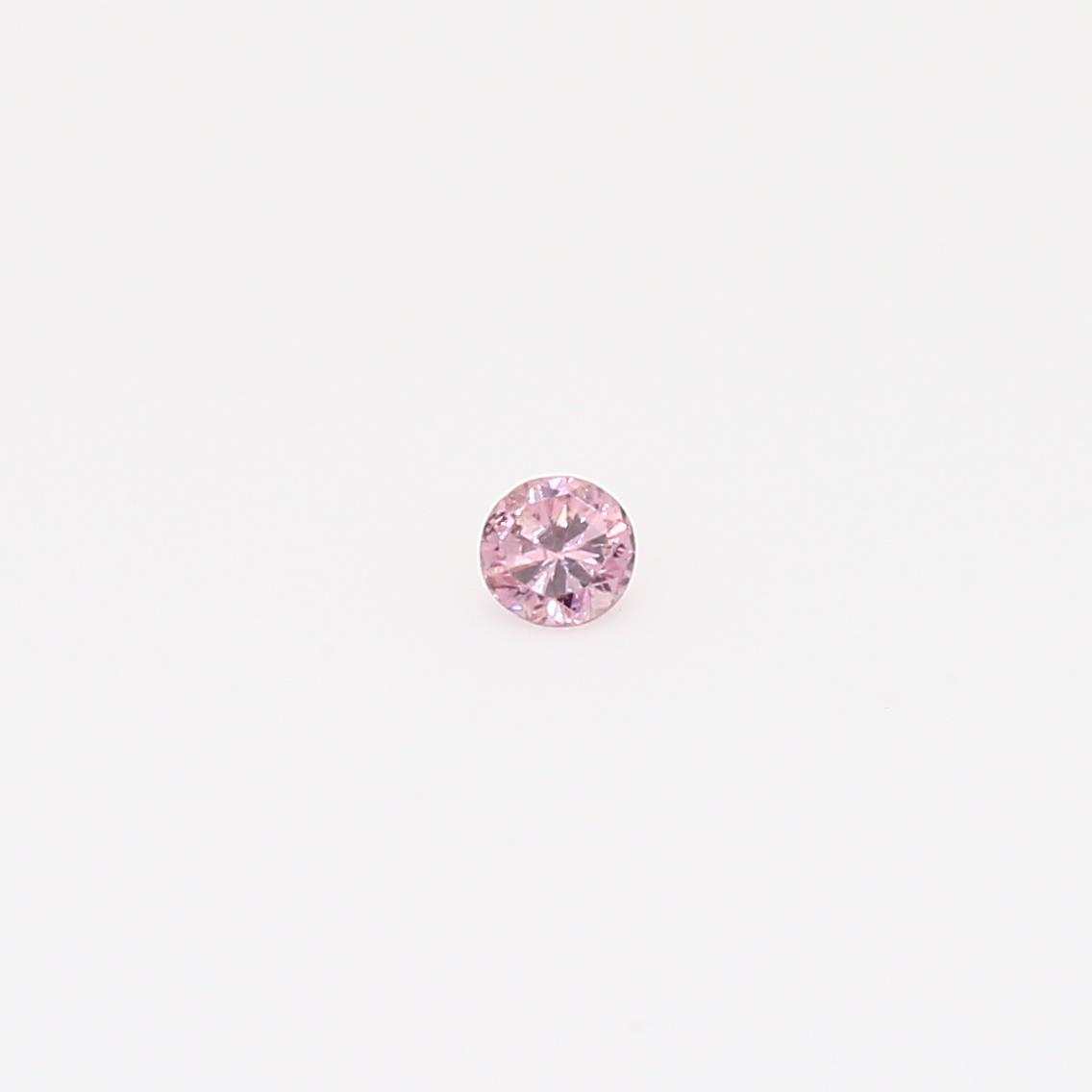 0.055 Carat round cut FPP Argyle pink diamond