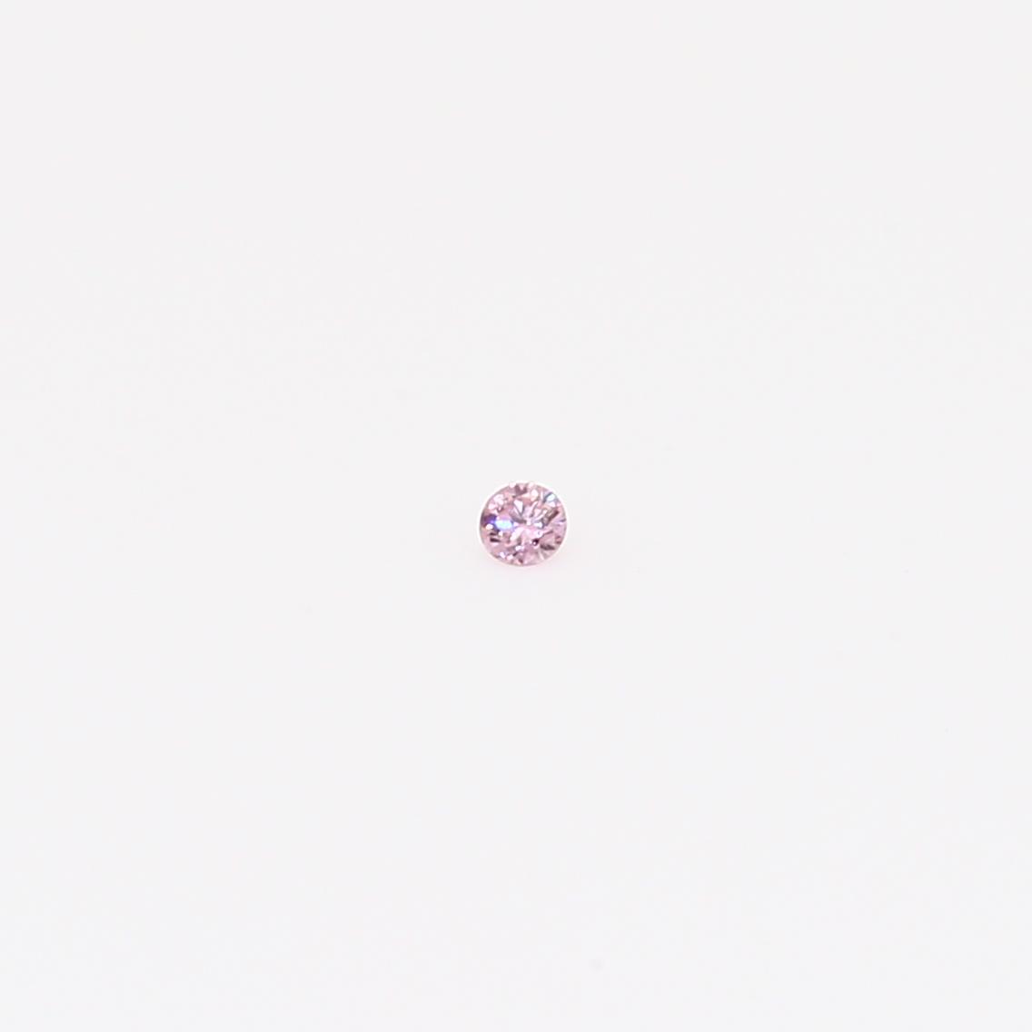 0.01 Carat round cut FIPP Argyle pink diamond