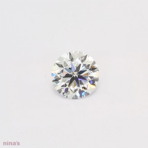 0.75 Carat round cut GIA certified white diamond