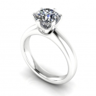 Sampaio diamond solitaire engagement ring