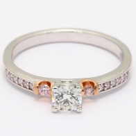 Trillium Argyle Pink Diamond Engagement Ring