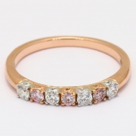 Rosanne Argyle pink and white diamond ring