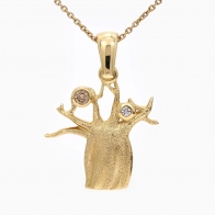 Patience Boab champagne diamond necklace