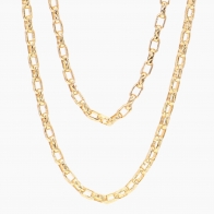 Ambassador 50cm 9 karat oval link chain