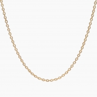 38cm 9 karat yellow gold trace chain
