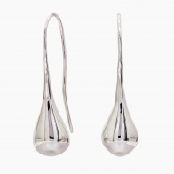 Delilah flared drop hook earrings
