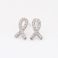 Debra white diamond earrings