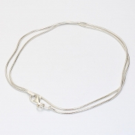 40cm sterling silver snake chain