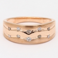 Trail Champagne Diamond Dress Ring