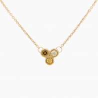 Astral rainbow diamond necklace