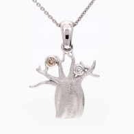 Patience Boab champagne diamond necklace