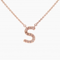 S Love Letter Argyle intense pink champagne diamond necklace