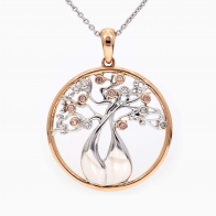 Tree of Life Argyle Pink Diamond Boab Necklace
